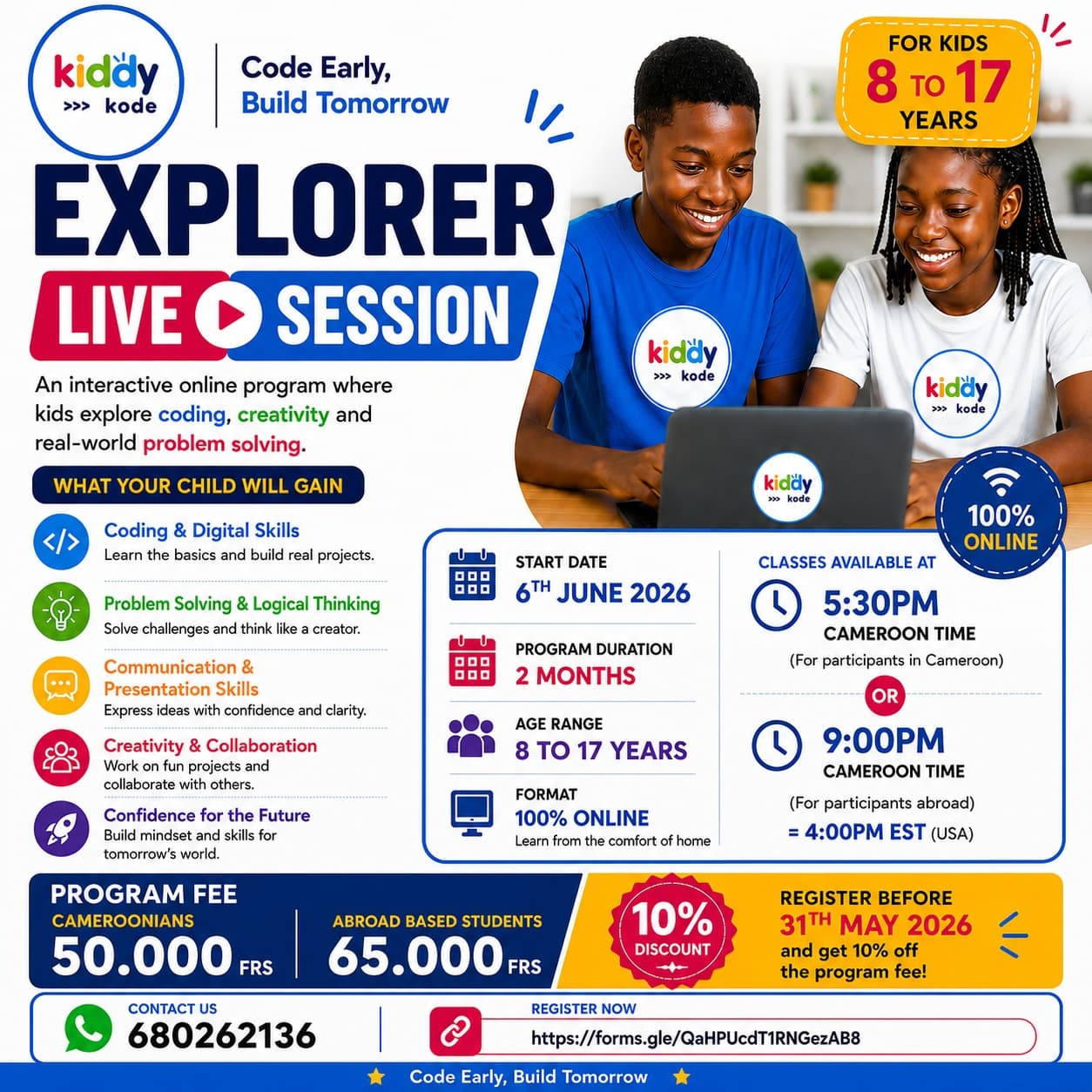 Explorer Live Session Flyer — June 2026