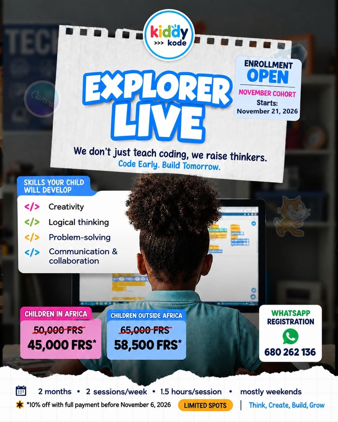 Explorer Live Session Flyer — November 2026